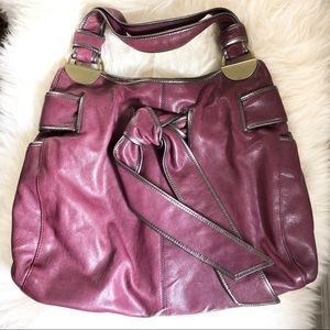 Kooba Purple Knot Bag